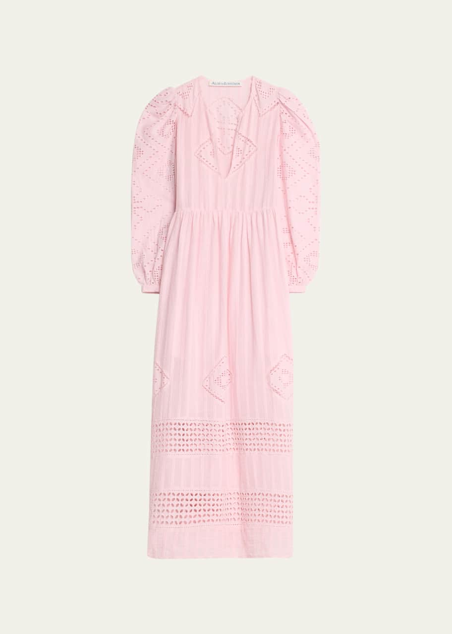 Alix of Bohemia Winifred Blushed Eyelet Maxi Dress - Bergdorf Goodman