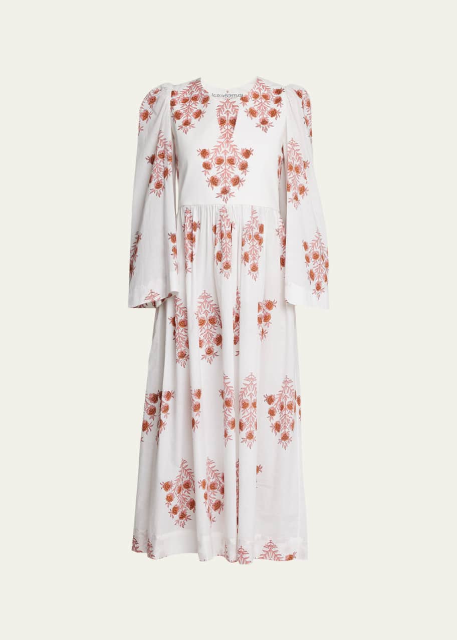 Alix of Bohemia Savannah Pink Dahlia Midi Dress - Bergdorf Goodman