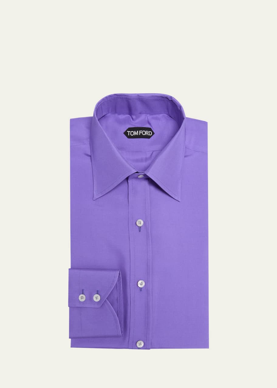 TOM FORD Men's Slim Fit Cotton Dress Shirt Bergdorf Goodman