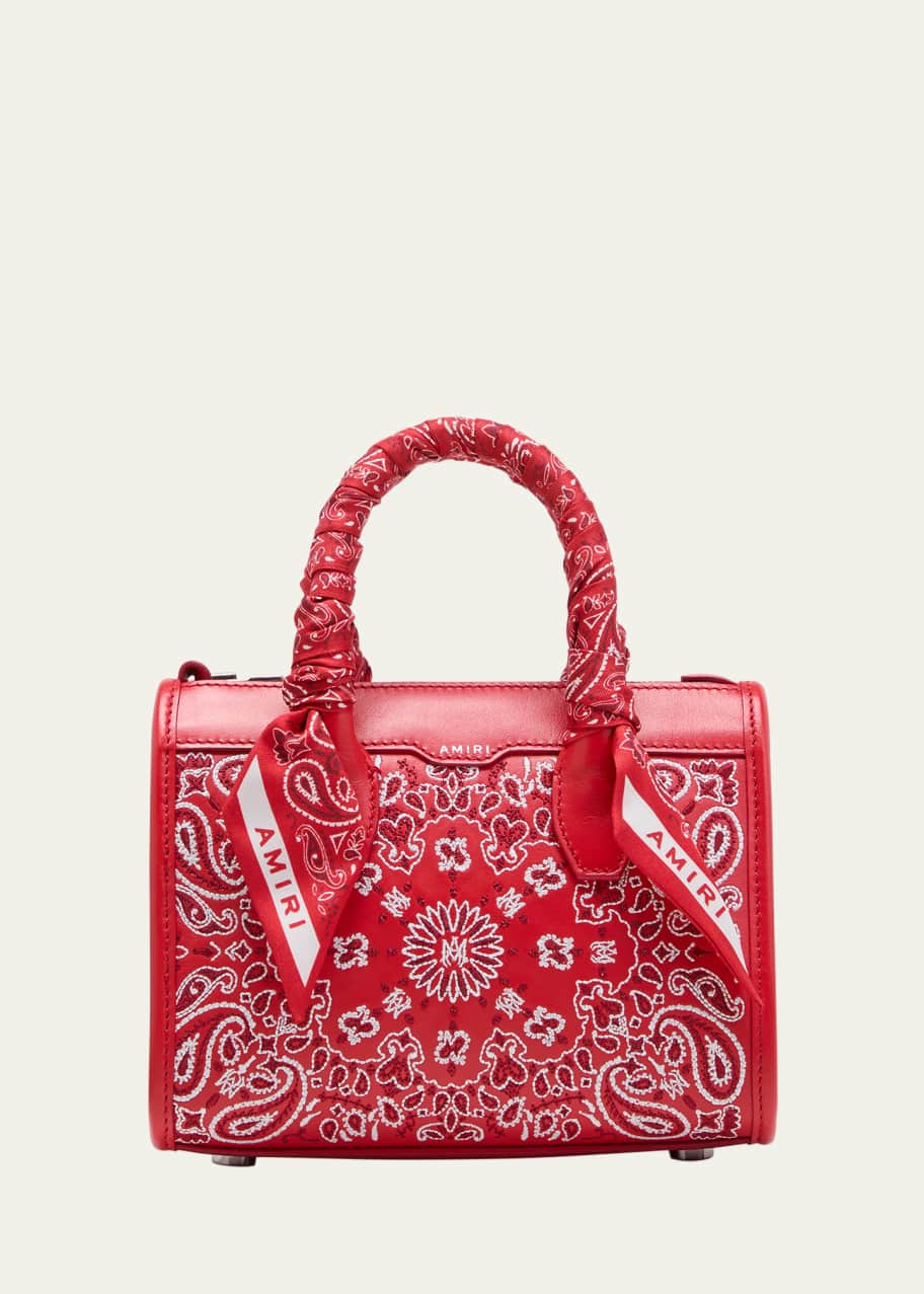 Red bandana handbag 2025