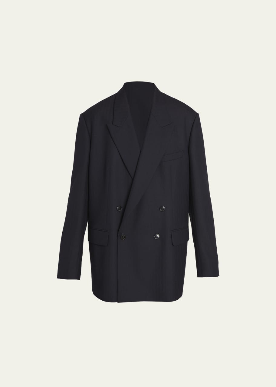 Dries Van Noten Men's Bishop Belted Wool Sport Coat - Bergdorf Goodman
