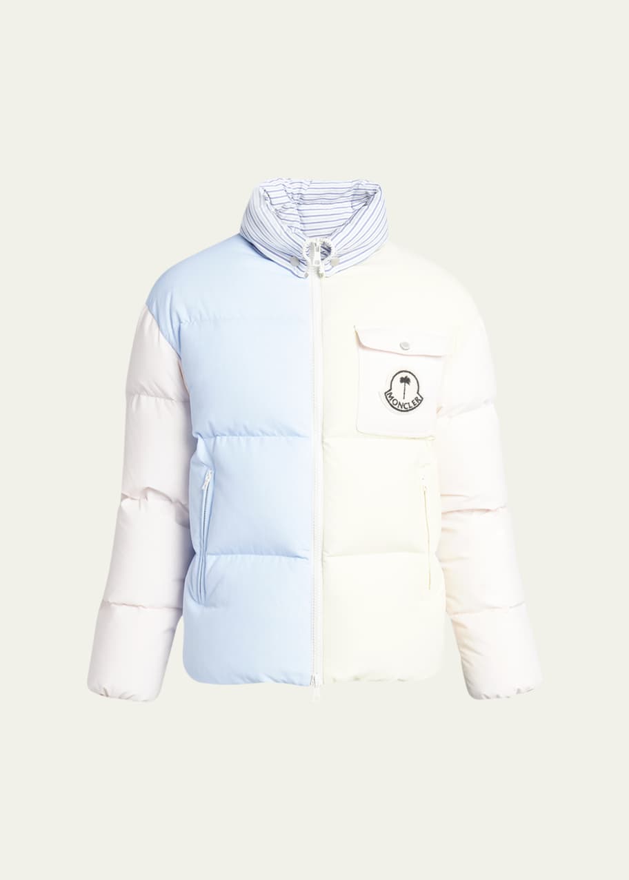 Moncler colorblock puffer shop