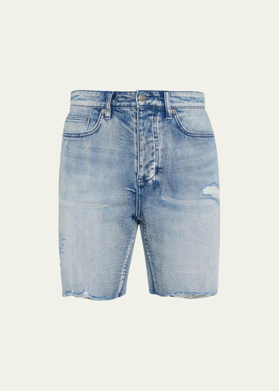 Ksubi Men's Chopper Distressed Denim Shorts - Bergdorf Goodman