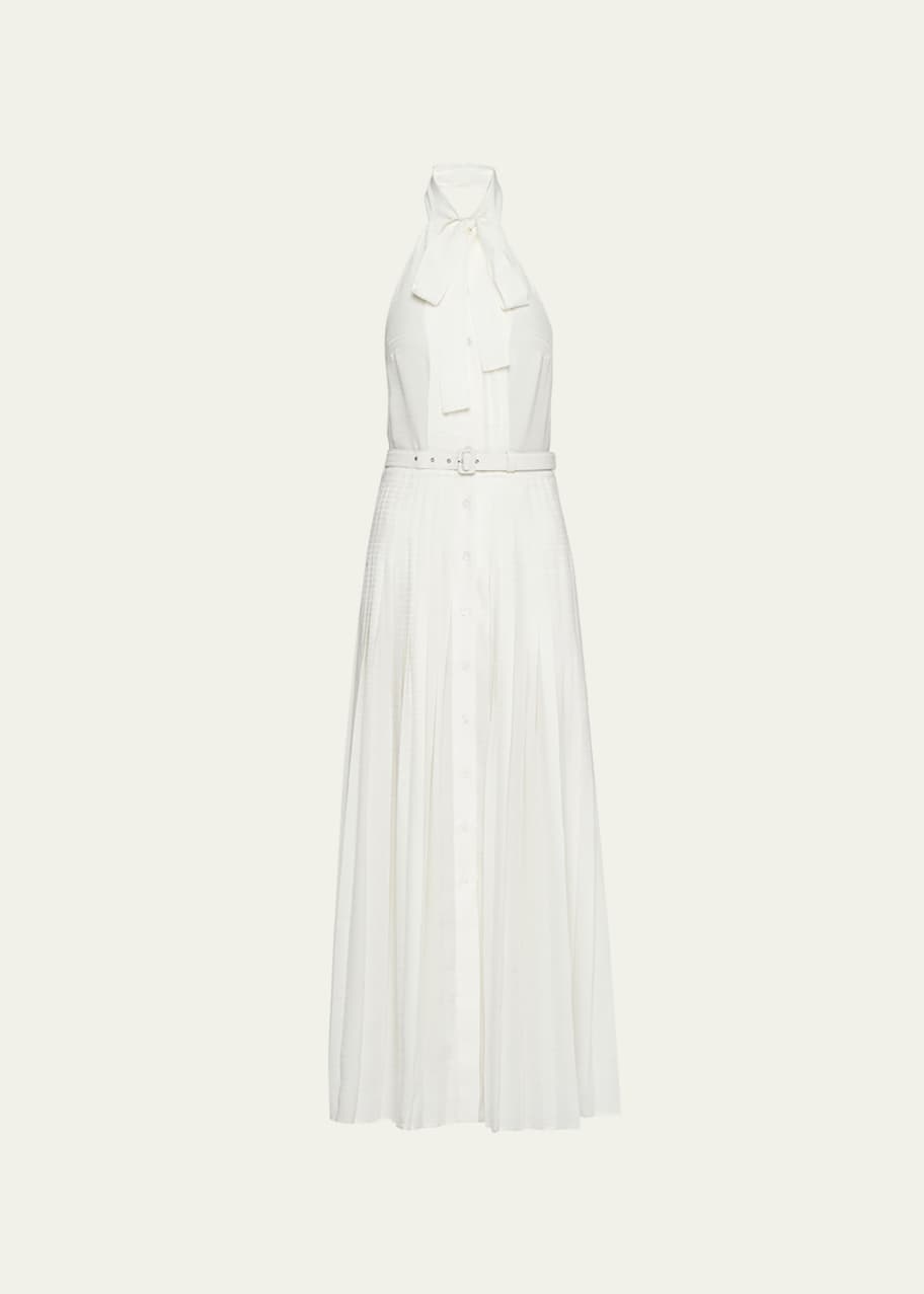 green halter neck dress wedding guest RAQUEL Green Halter Neck Wedding Guest Dress main image 0