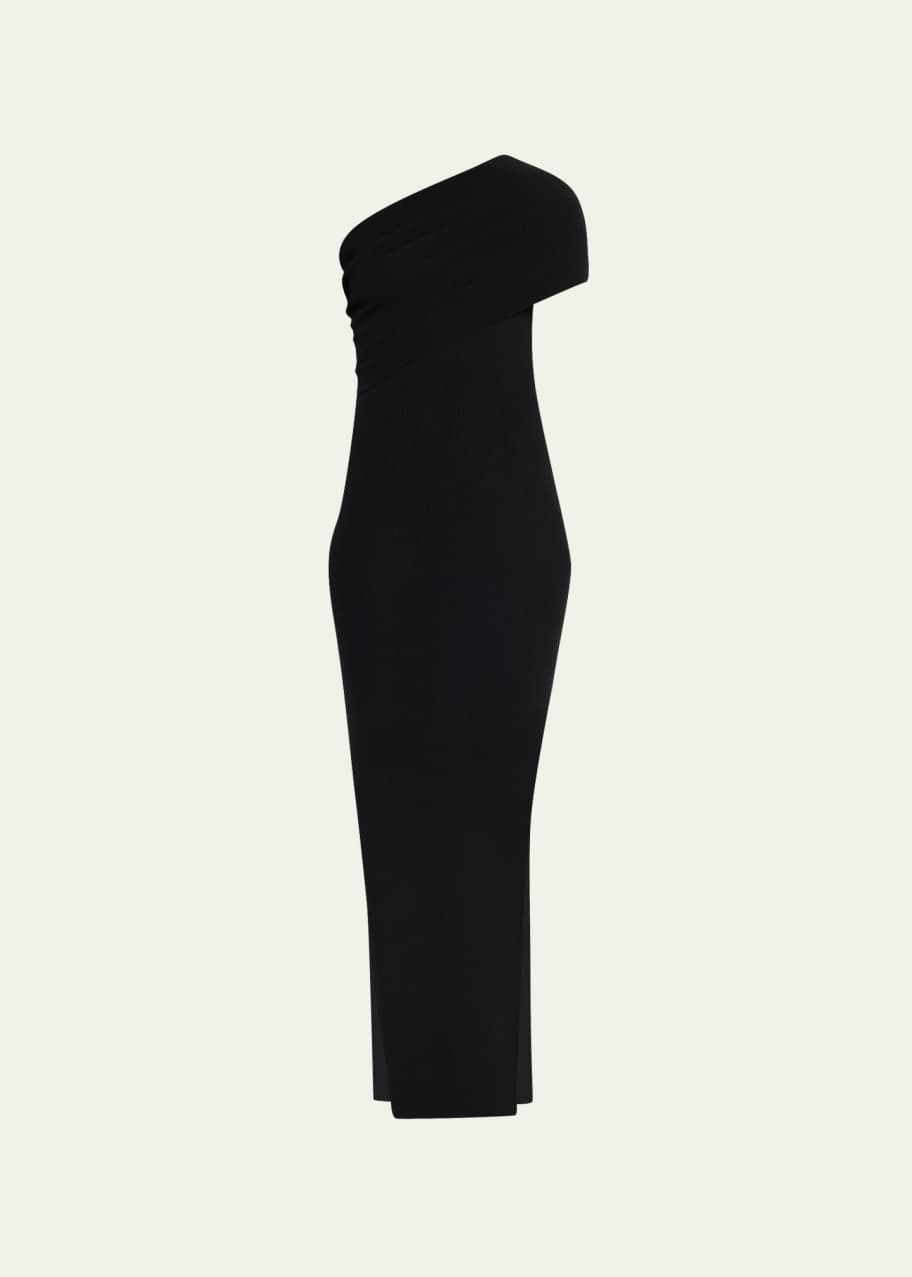 rick owens black and white dress Rick Owens Knitted Long Dress main image 1