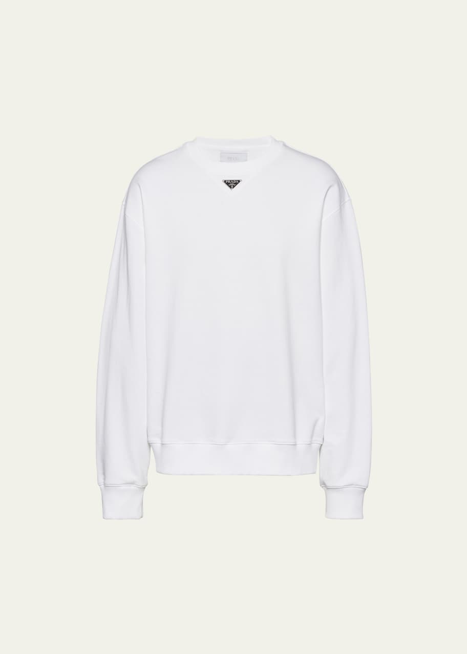Image 1 of 1: Men's Terry Triangle Logo Sweatshirt
