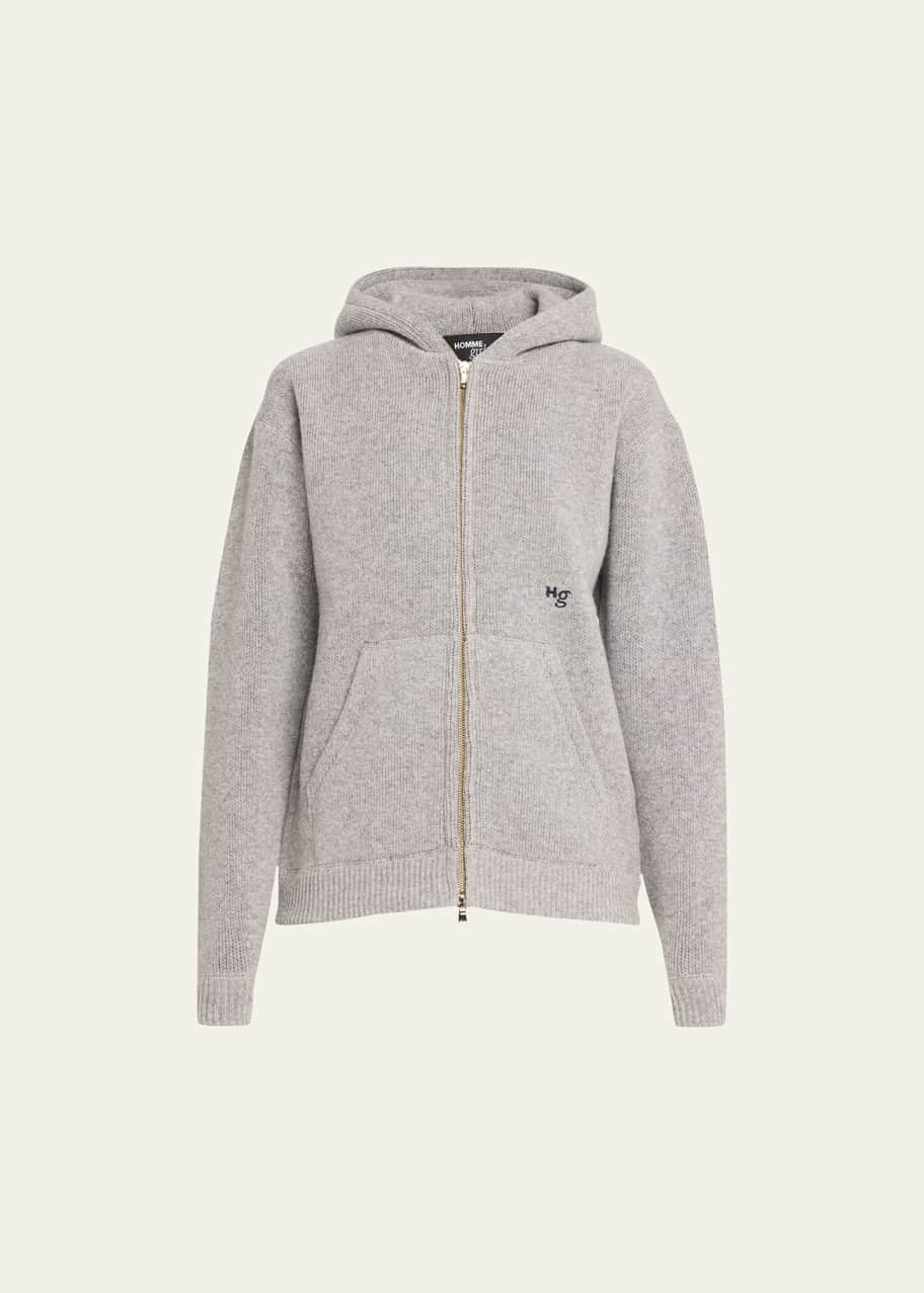Homme girls ニットフーディー