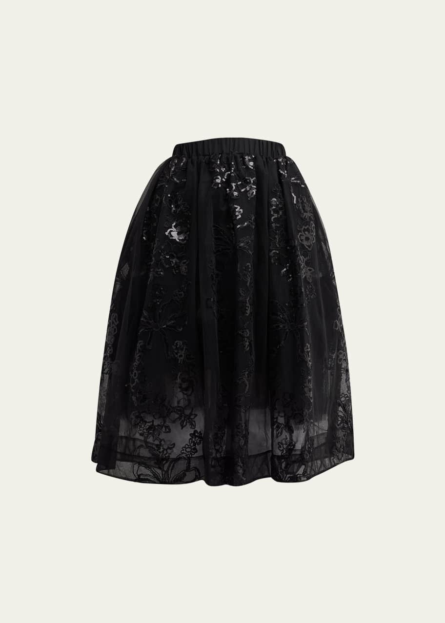 スカート Simone lace skirt 1 black Simone lace skirt – MARNO