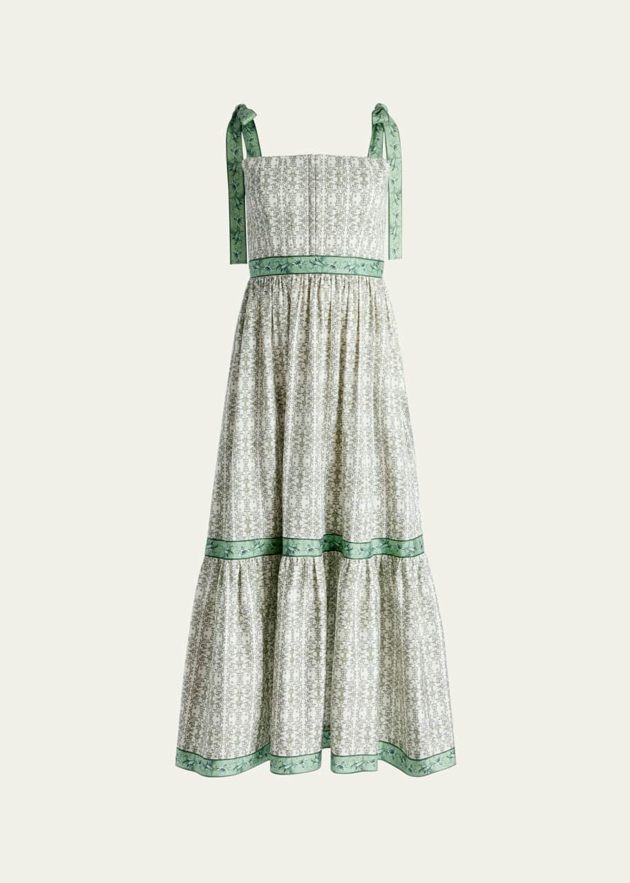 ALICE + OLIVIA Breslin Corset Midi Dress - Bergdorf Goodman