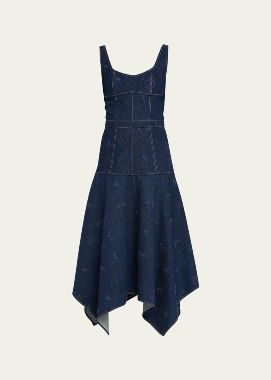 ワンピース Jason Wu Denim Midi Dress Denim Midi Dress by Jason Wu x RTR | Rent the Runway