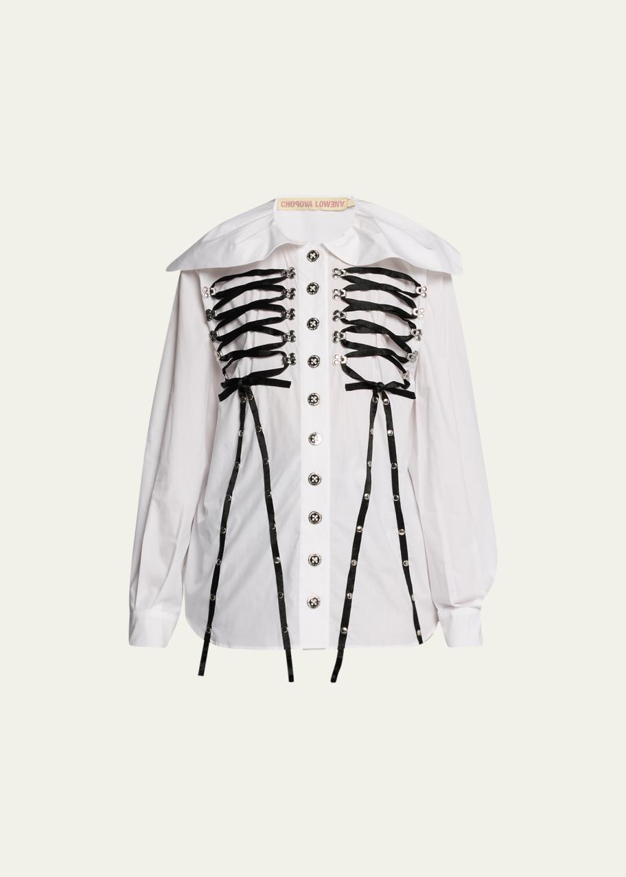 Chemise Femme Buttons En Rayon Blanc - Taille S - Occasion Excellent état - Manches 3/4 - Style Blouse Légère