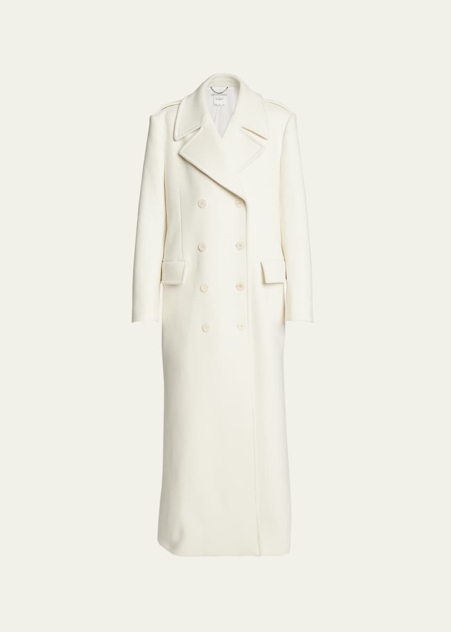 Image 1 of 1: Oversized Wool Maxi Trench Coat