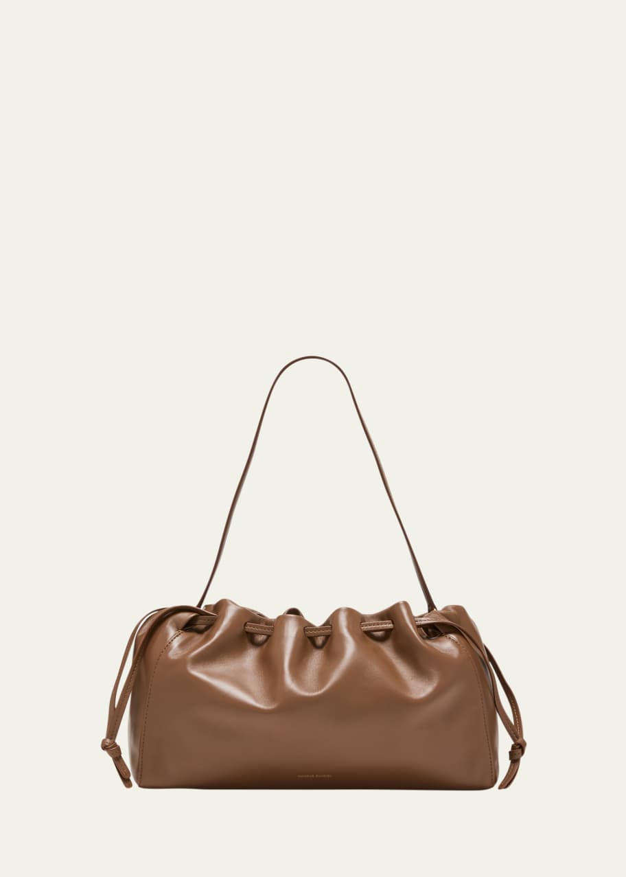 Bloom Drawstring Leather Shoulder Bag