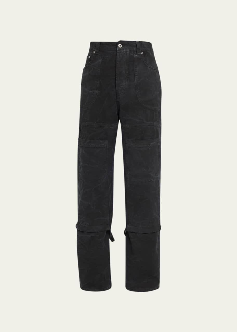 Image 1 of 1: Men's Garment-Dyed Canvas Carpenter Jeans