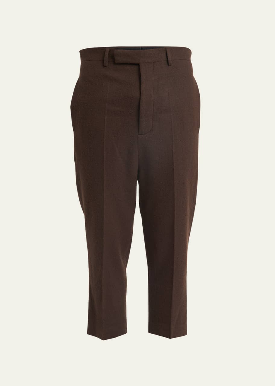 Men's Astaire Cropped Wool Pants