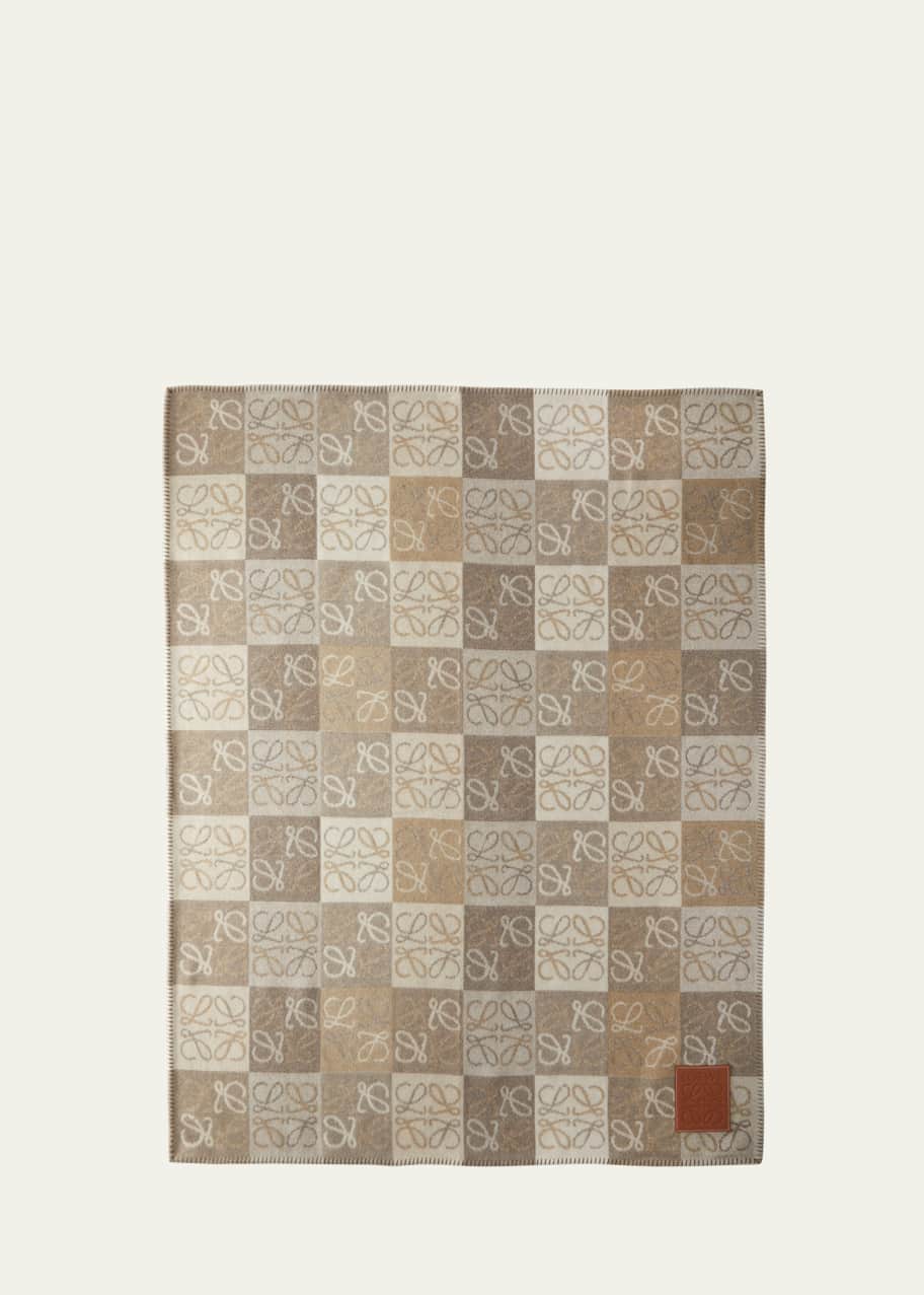 Image 1 of 1: Anagram Blanket, 53" x 67"