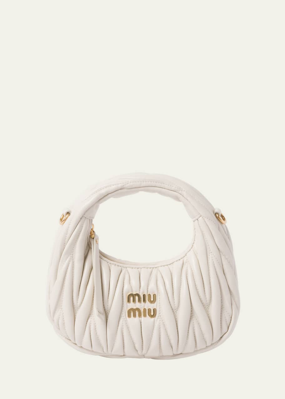 Image 1 of 1: Quilted Leather Top-Handle Bag