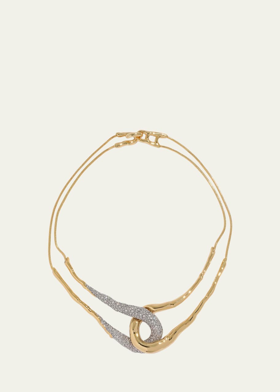 Image 1 of 1: Solanales Crystal Interlock Necklace