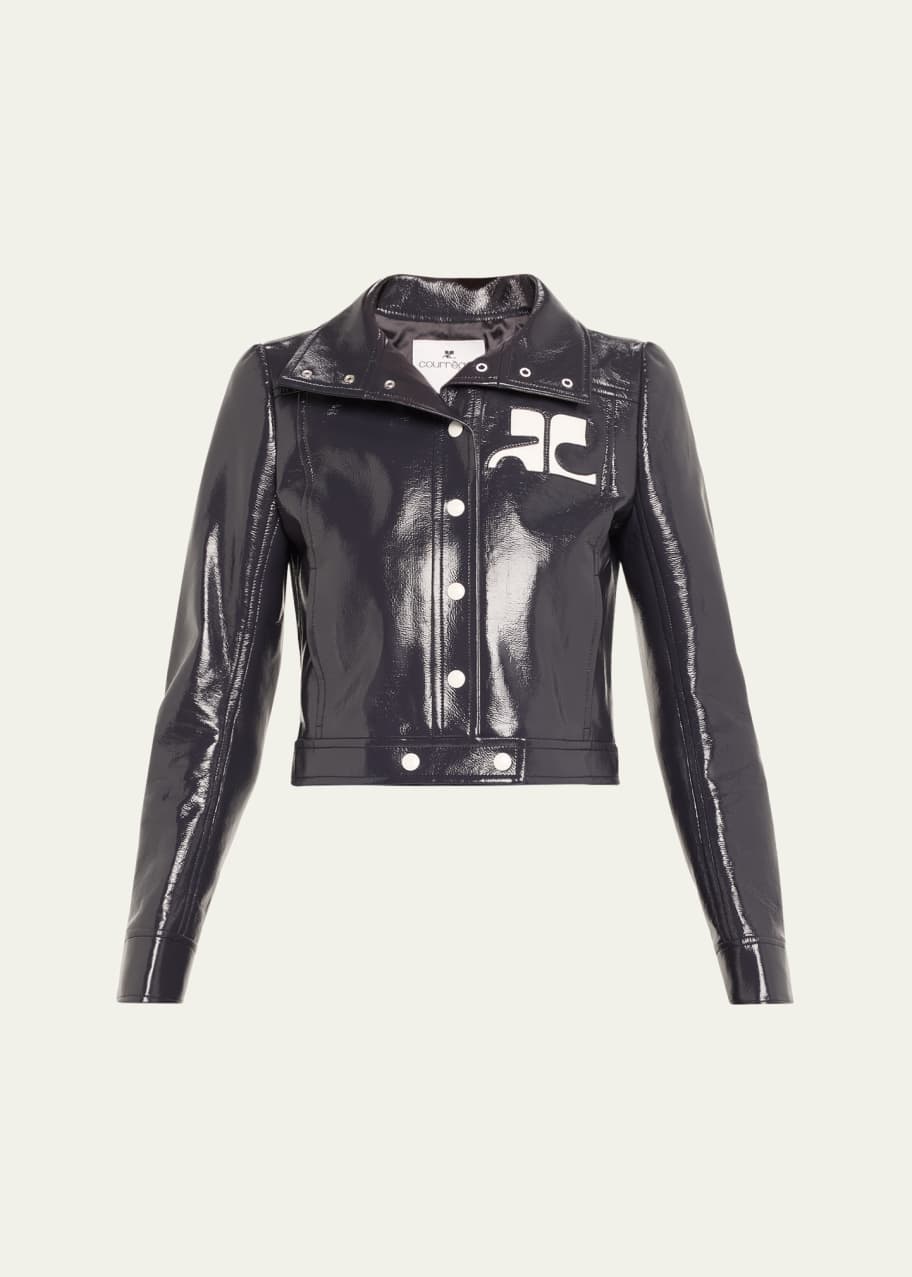 Courreges Vinyl Reedition Jacket - Bergdorf Goodman