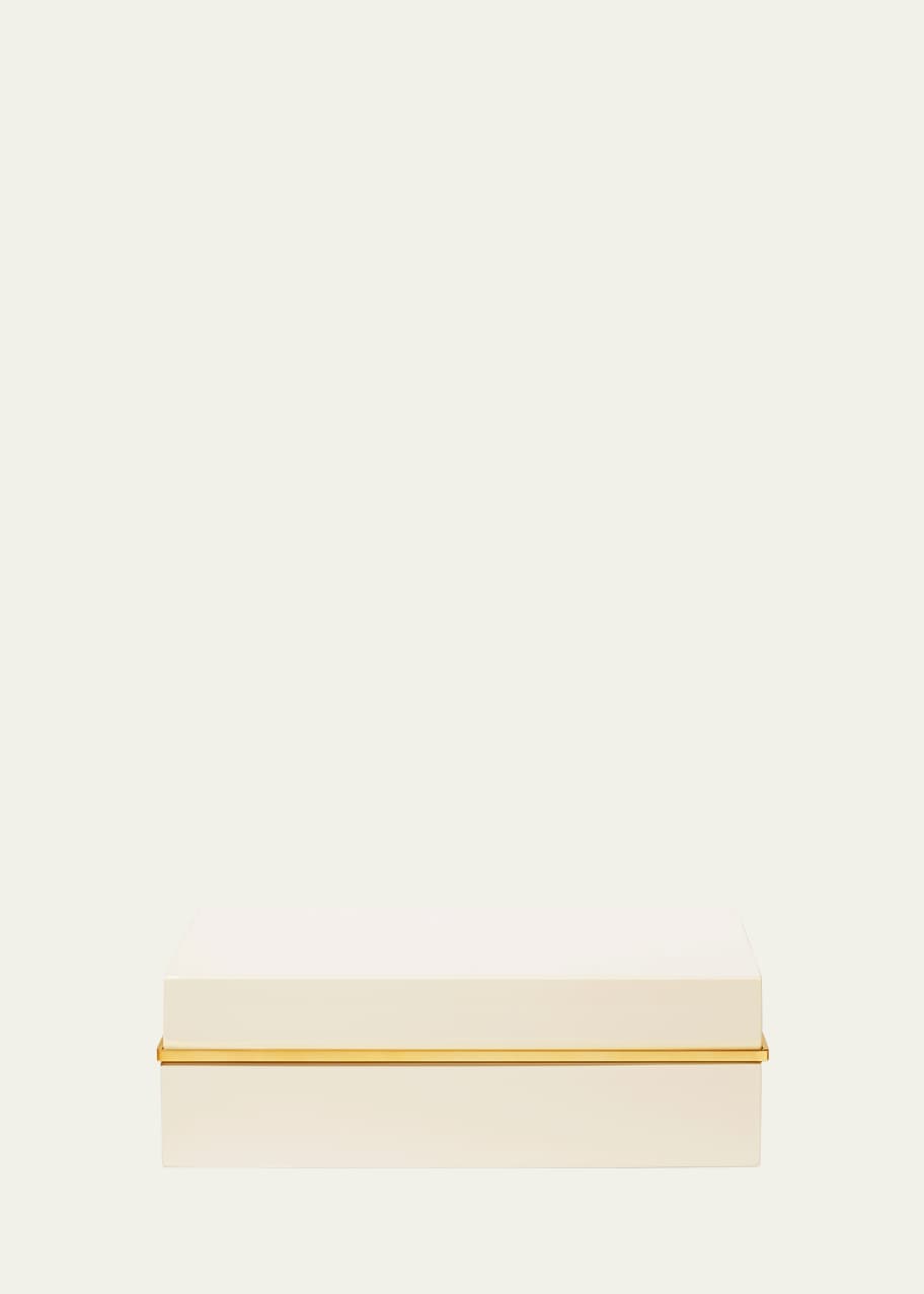 Image 1 of 1: Piero Lacquer Box, 8"
