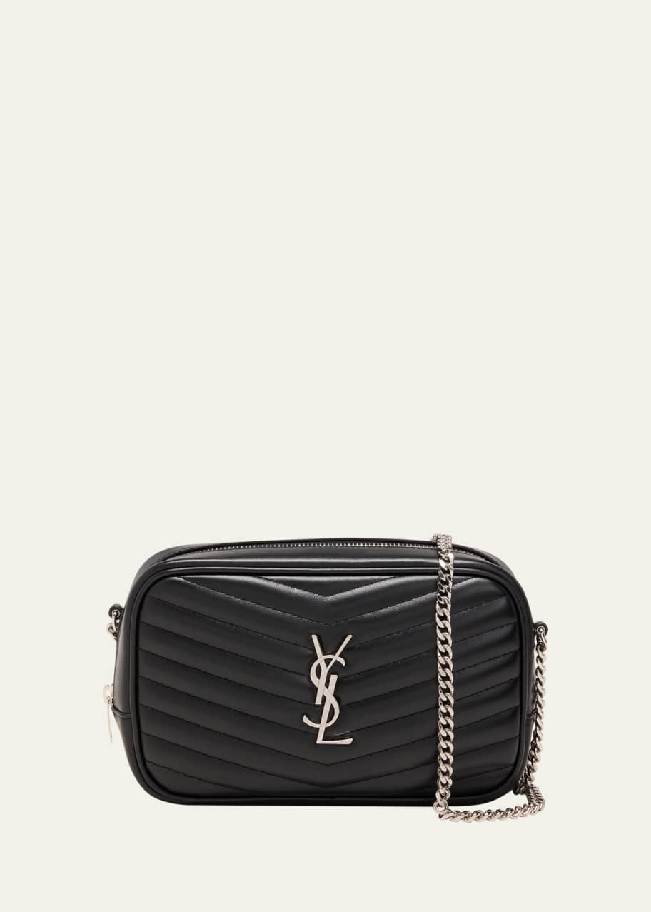 Saint Laurent Lou mini quilted バック Saint Laurent Lou Mini YSL Camera Bag in Smooth Quilted Leather