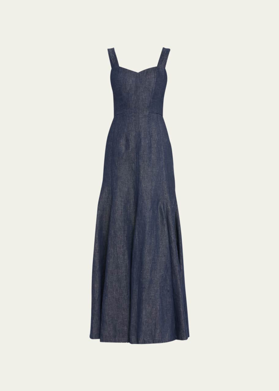 Gabriela Hearst Gail A-Line Wool Dress with Bar Hardware - Bergdorf Goodman