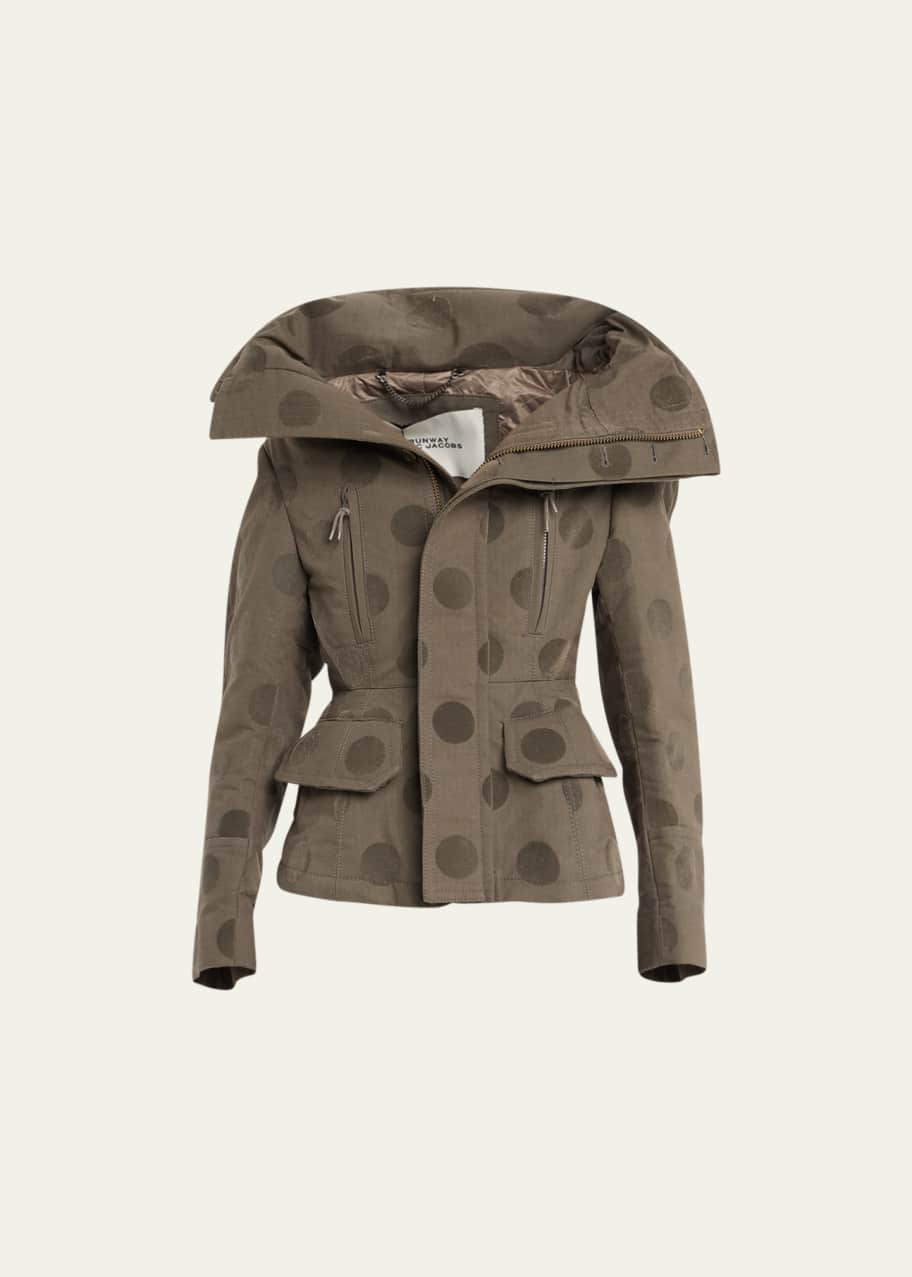 MARC JACOBS ランウェイ　ジャケット Marc Jacobs Runway Flocked Polka Dot Short Jacket - Bergdorf Goodman