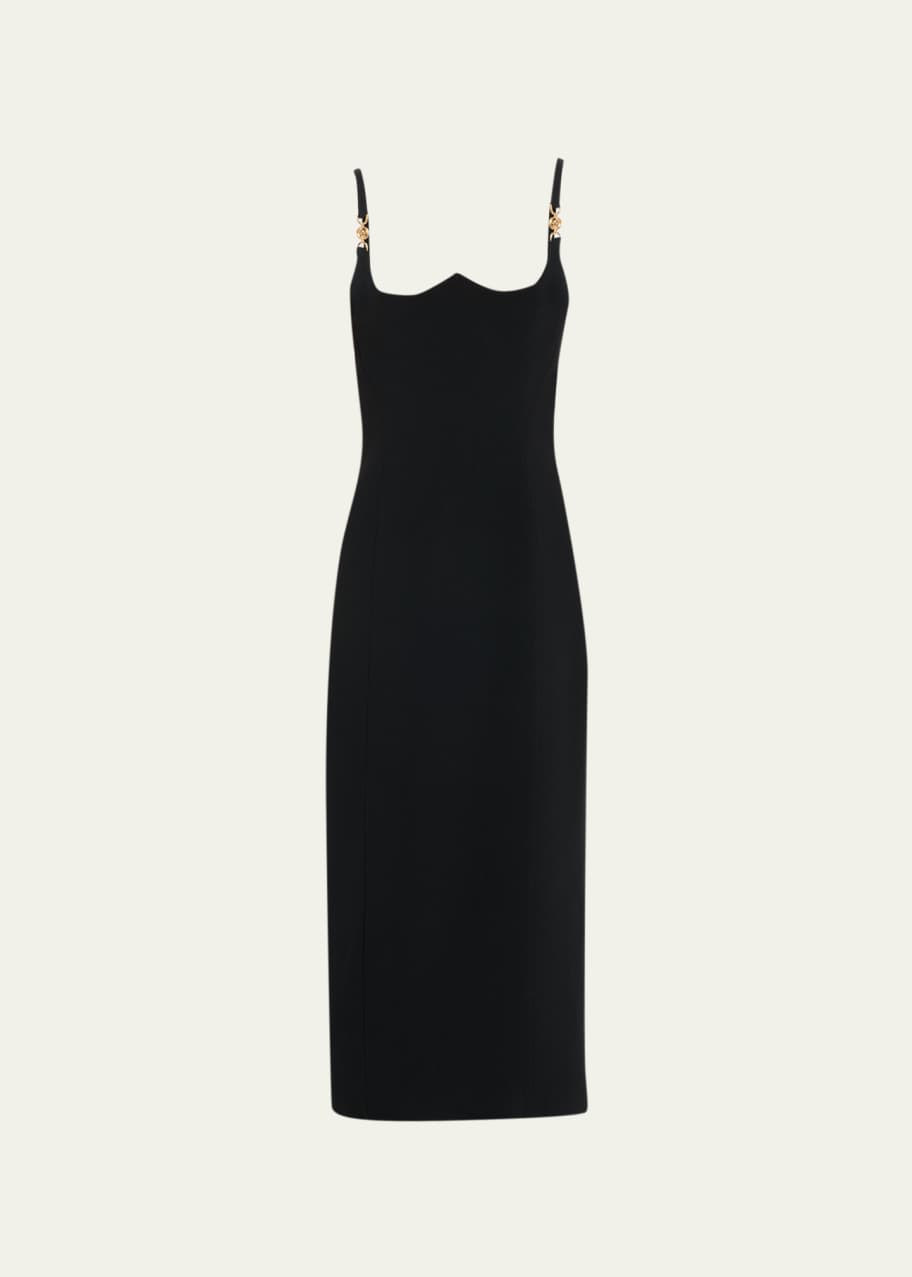 Versace Medusa 95 Crepe Midi Dress - Bergdorf Goodman