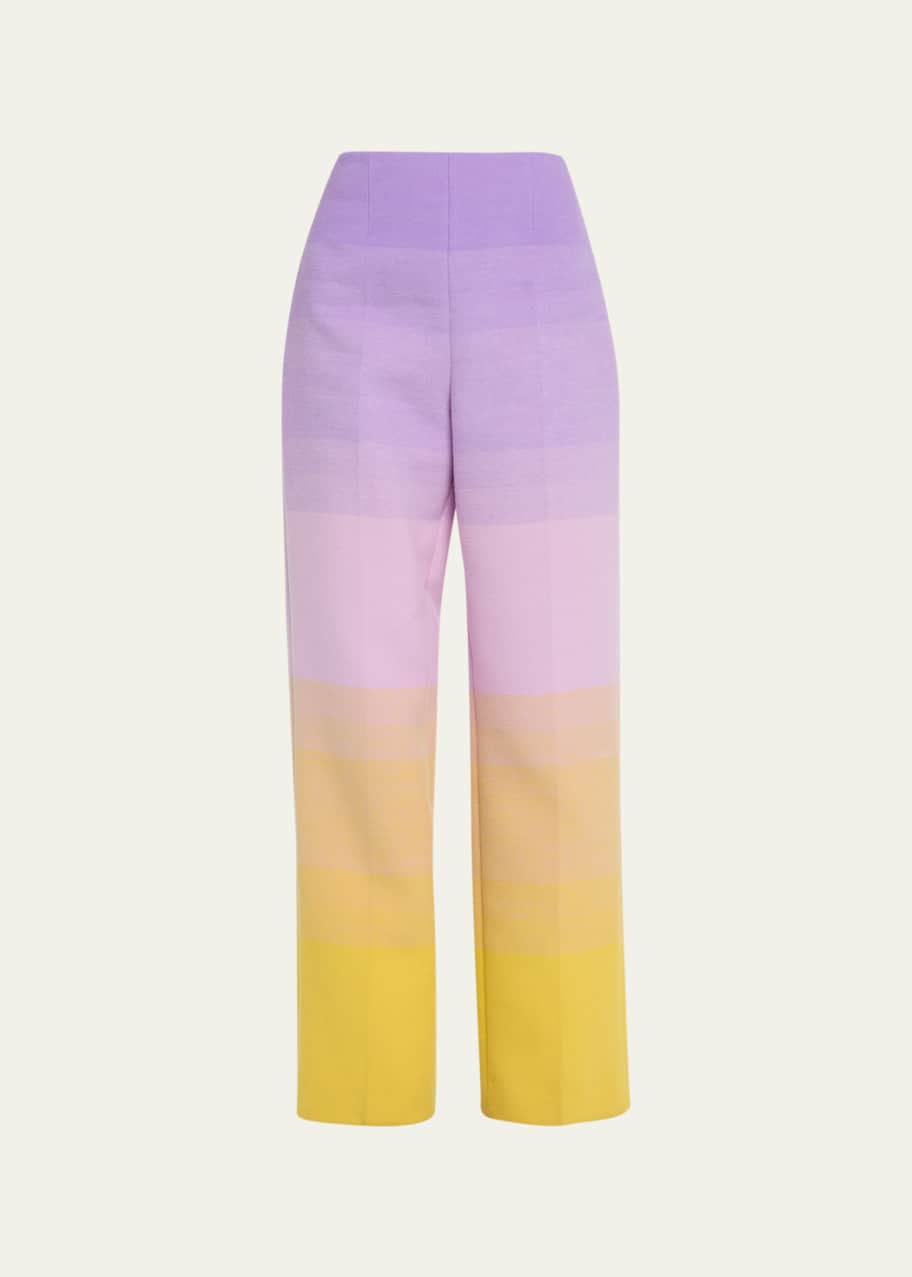 Double-face Wool Pants