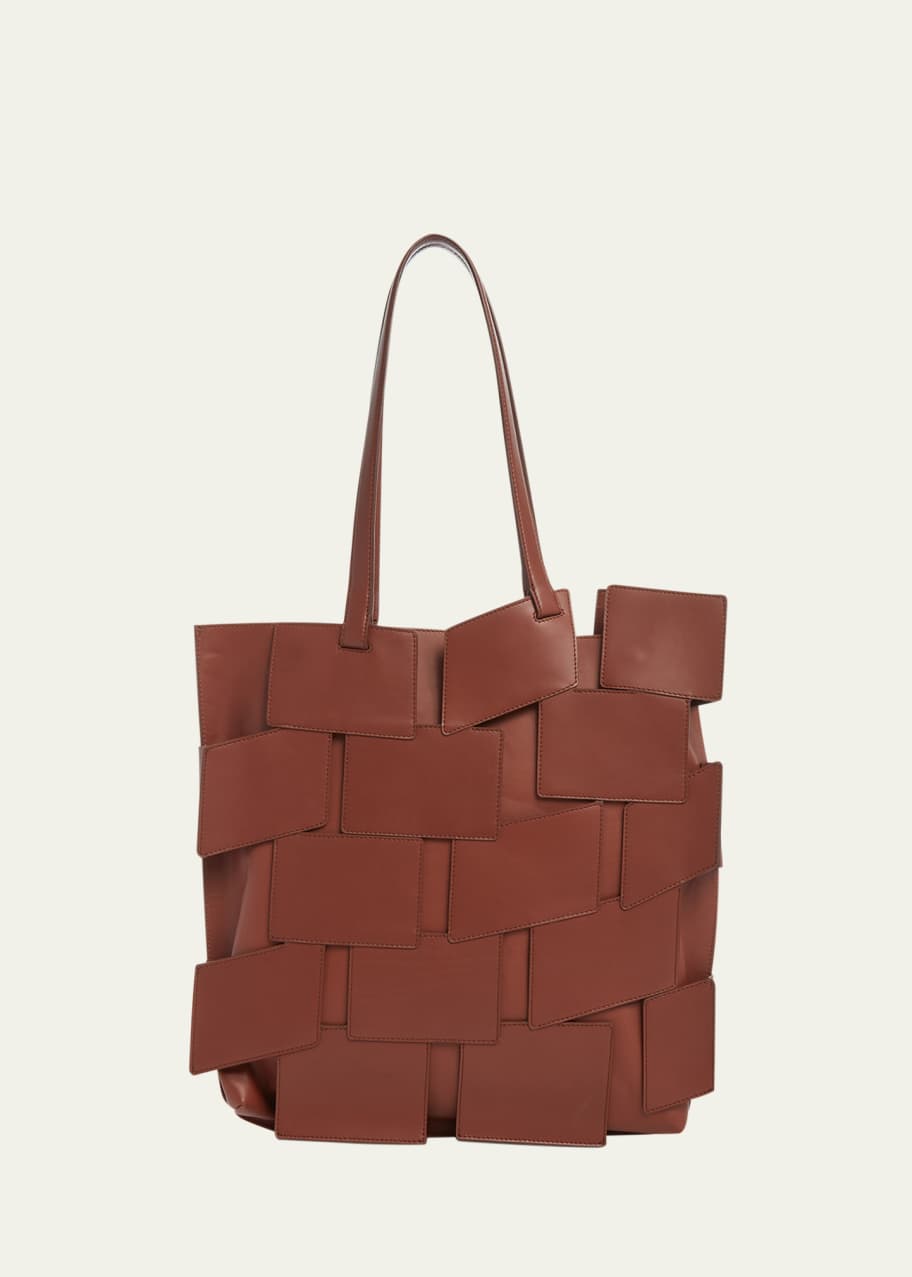 Image 1 of 1: Patchwork Leather Tote Bag