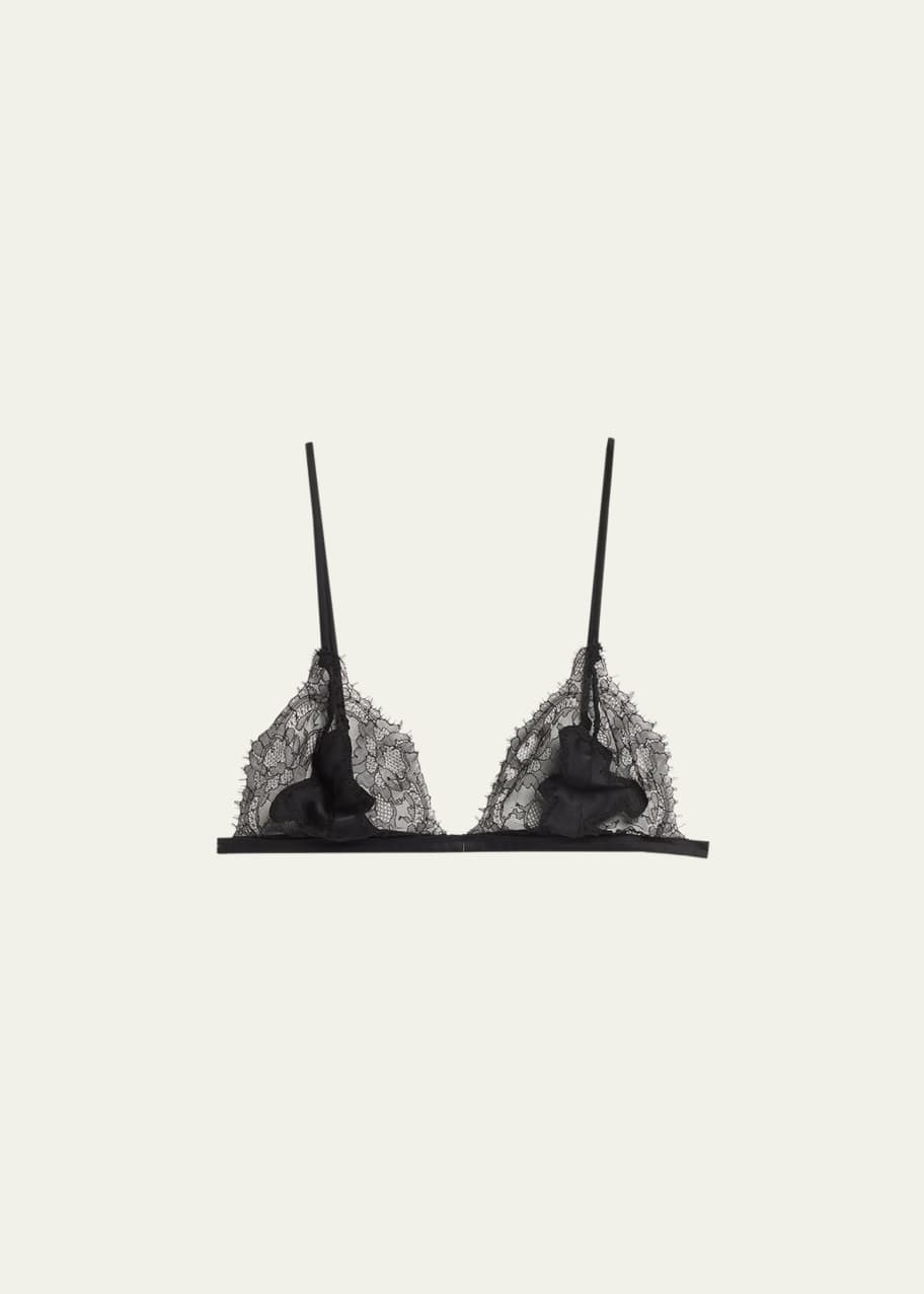 Image 1 of 1: Giselle Soft Lace-Trim Bra