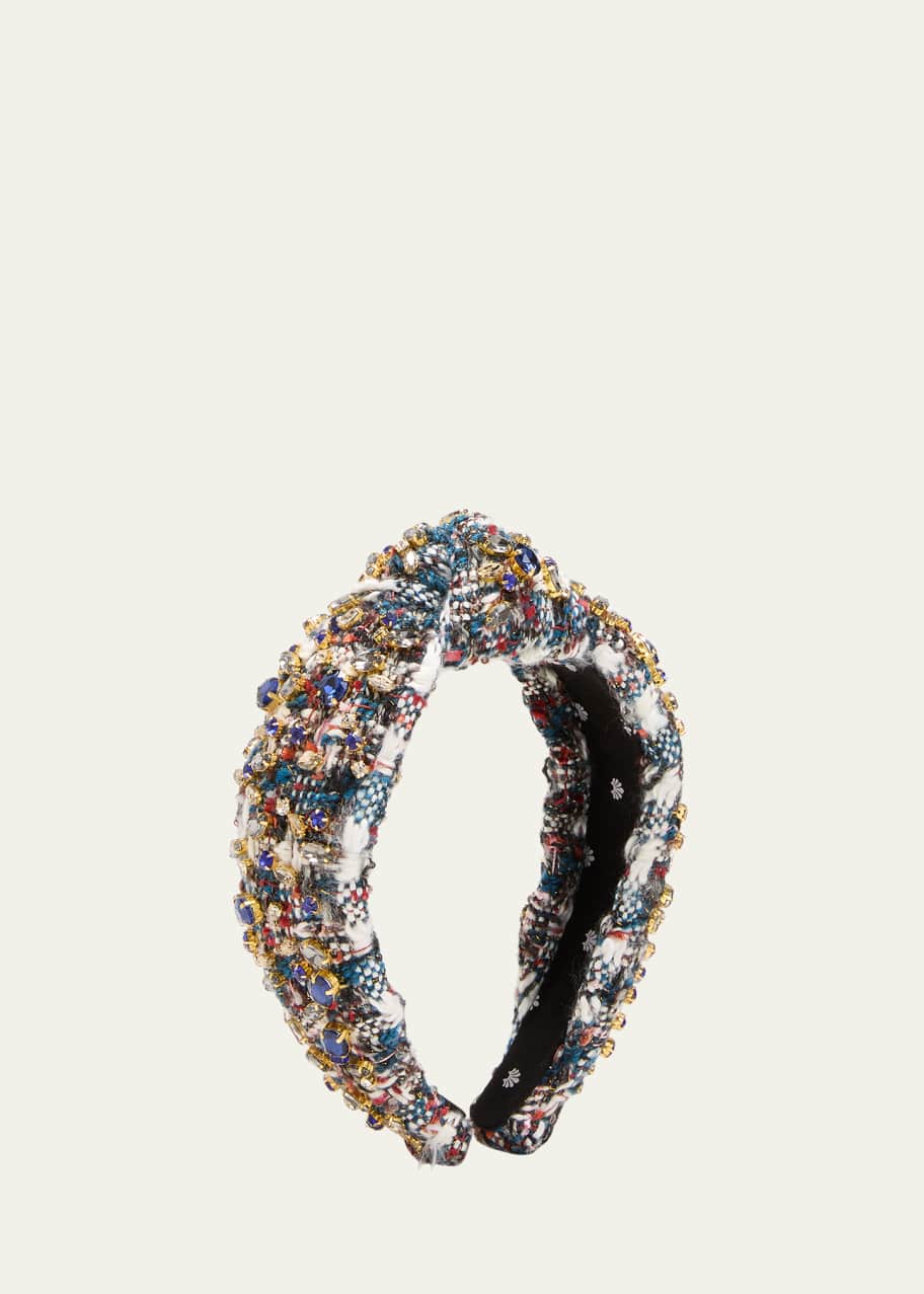 Image 1 of 1: Knotted Tweed Headband