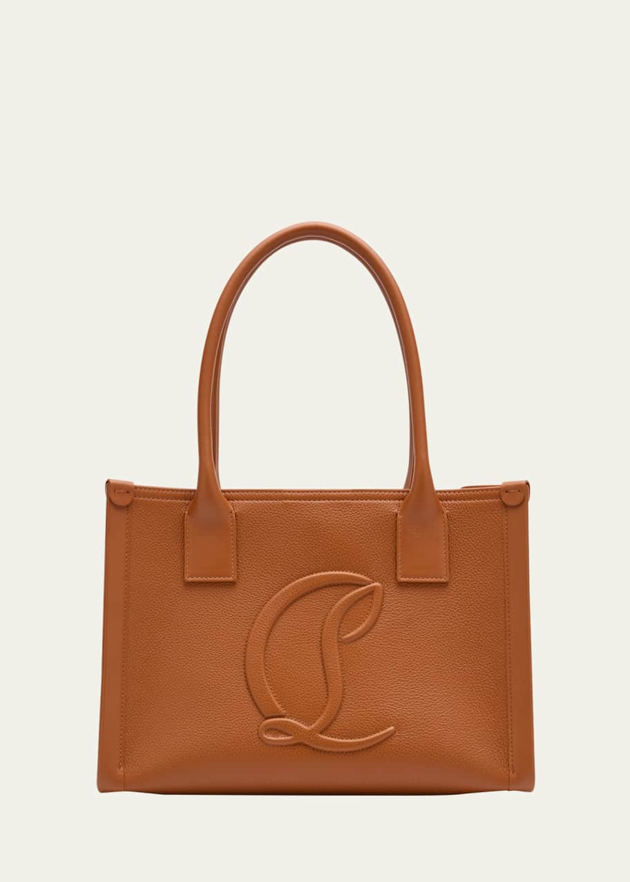 Image 1 of 1: By My Side Small Tote in Leather with CL Logo