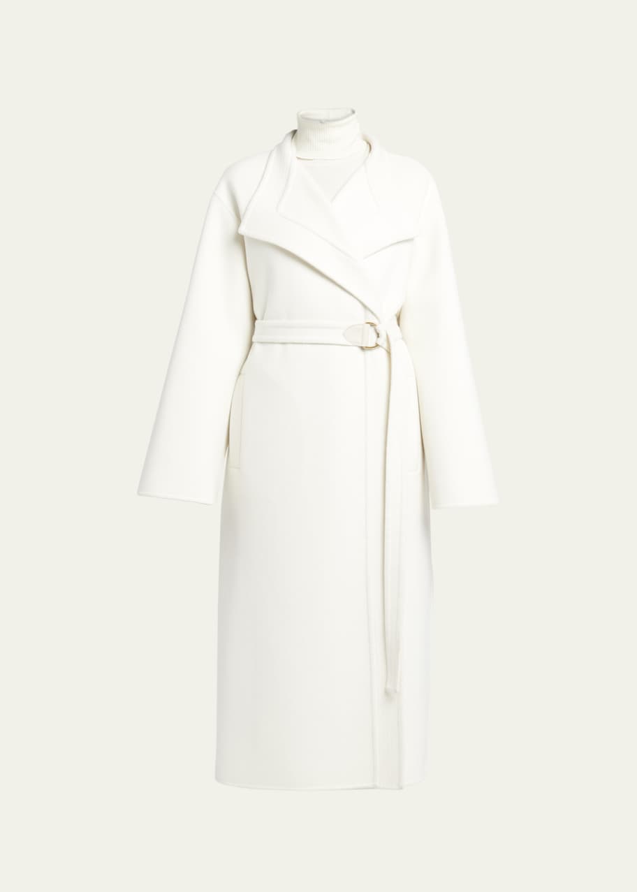 Loro Piana Gerry Baby Cashmere Belted Top Coat - Bergdorf Goodman