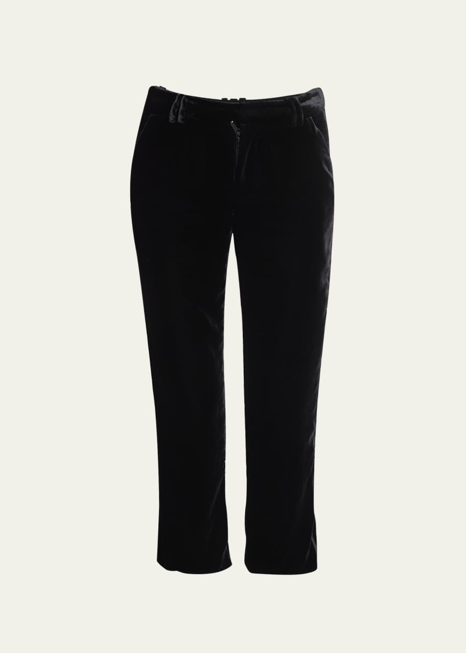 Image 1 of 1: Velvet Bootcut Pants