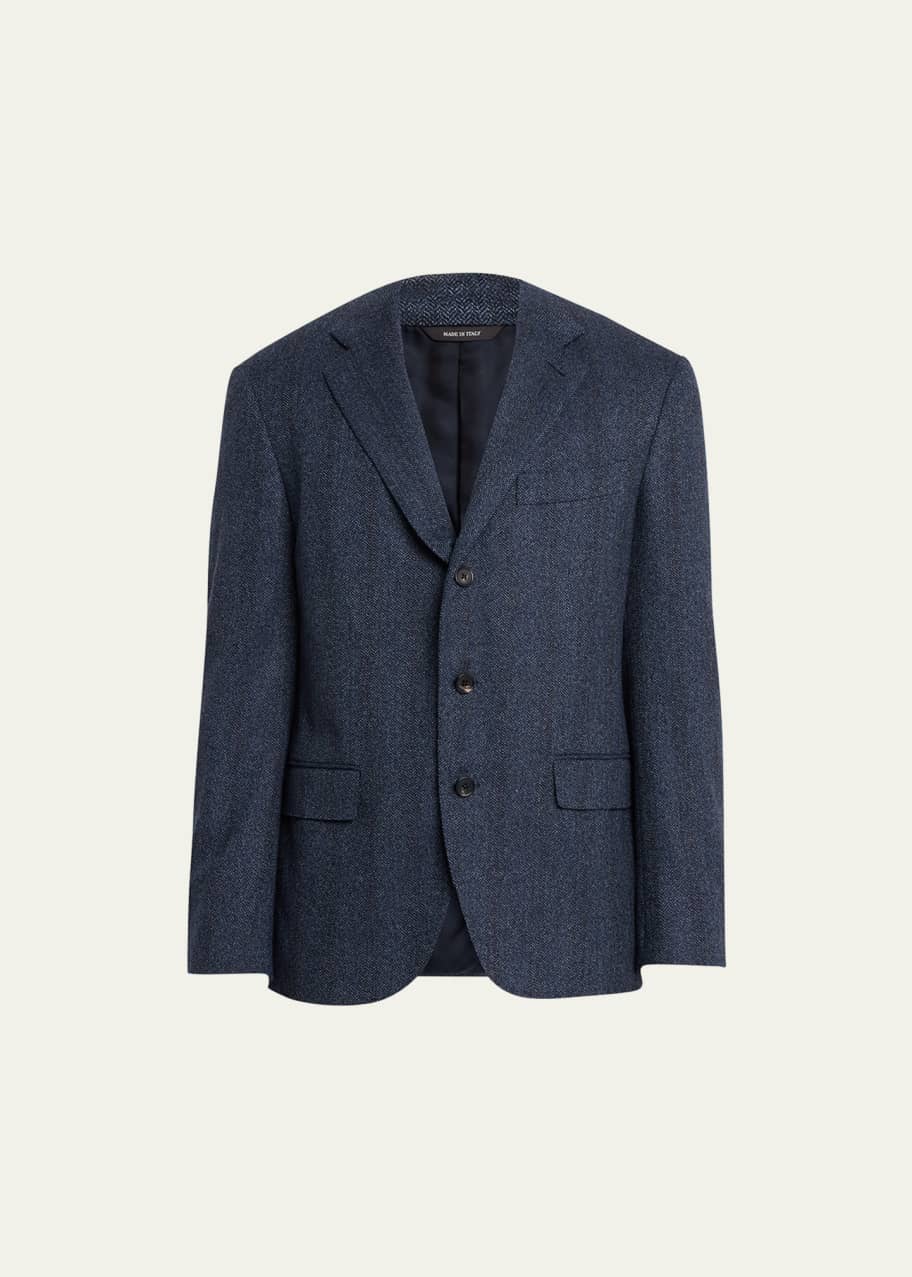 Image 1 of 1: Men's Cashmere Torino Single-Breasted Sport Coat