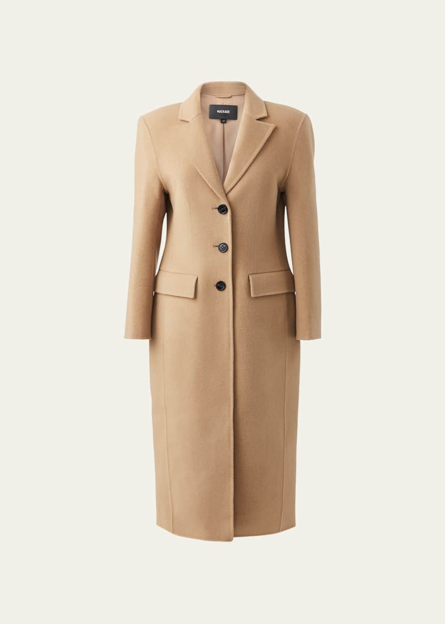 Mackage Ruth Double Face Wool Peacoat Bergdorf Goodman