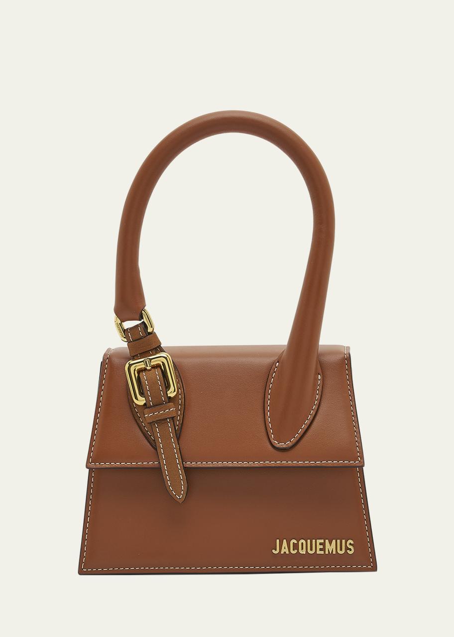 Jacquemus Le Chiquito Moyen Leather Top-Handle Bag - Bergdorf Goodman
