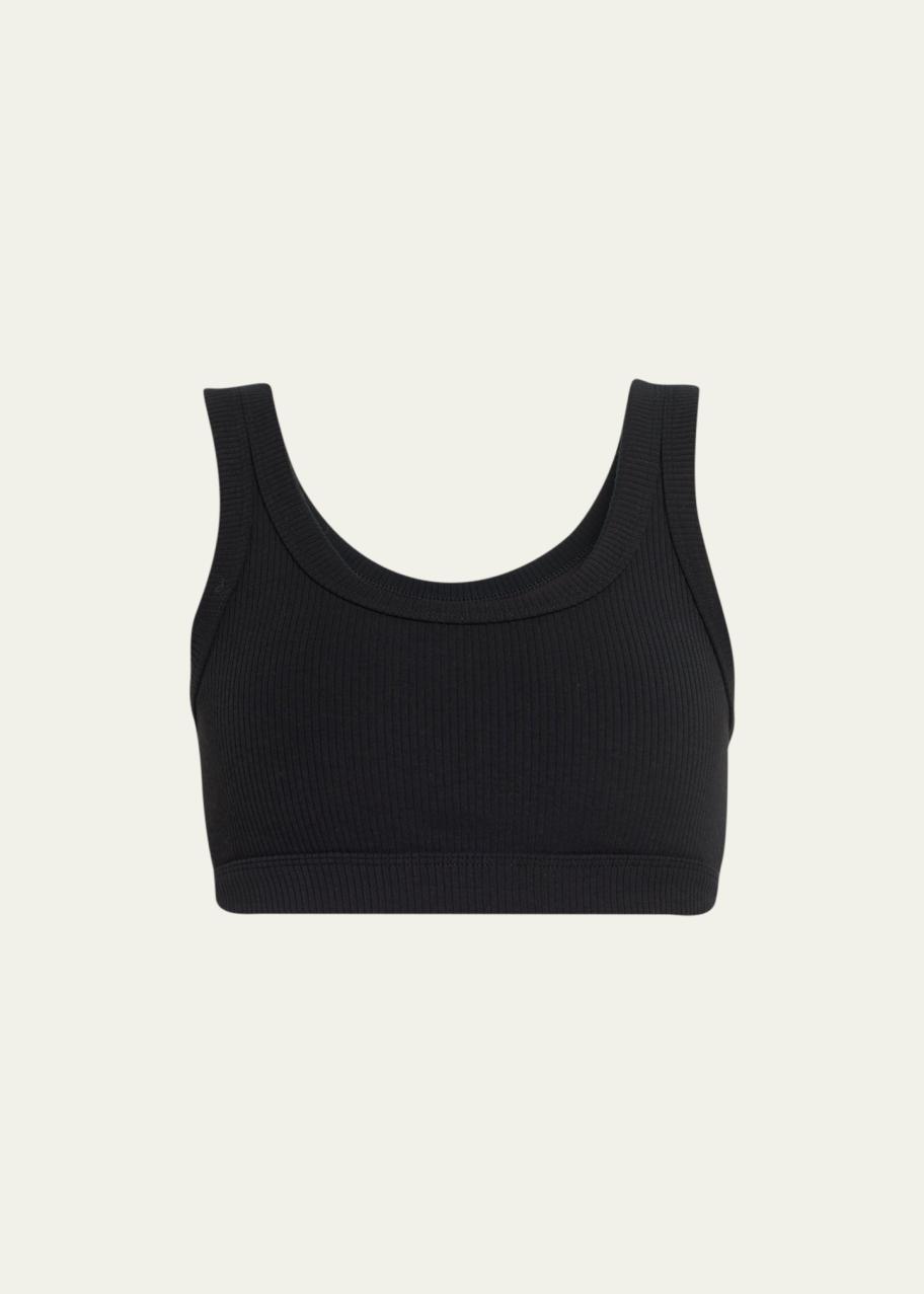 Alo Yoga Wellness Medium-Support Ribbed Sports Bra - Bergdorf Goodman