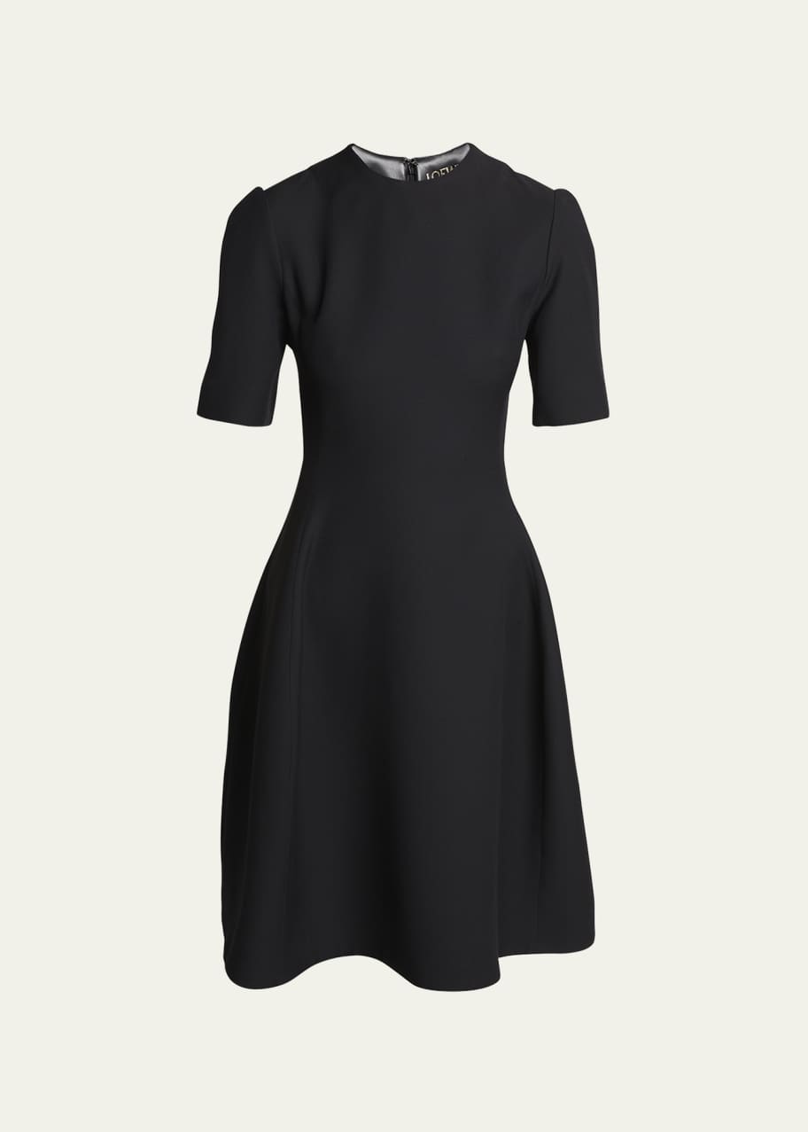 slim fit dress slacks Machine Washable Merino Wool Fit & Flare Midi Sweater Dress with Belt M / Still Grey / 50% Merino Wool 50% Organic Cotton main image 0