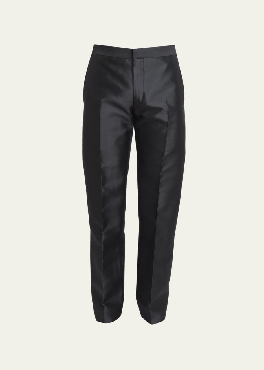Image 1 of 1: Men's Satin-Waist Tuxedo Pants