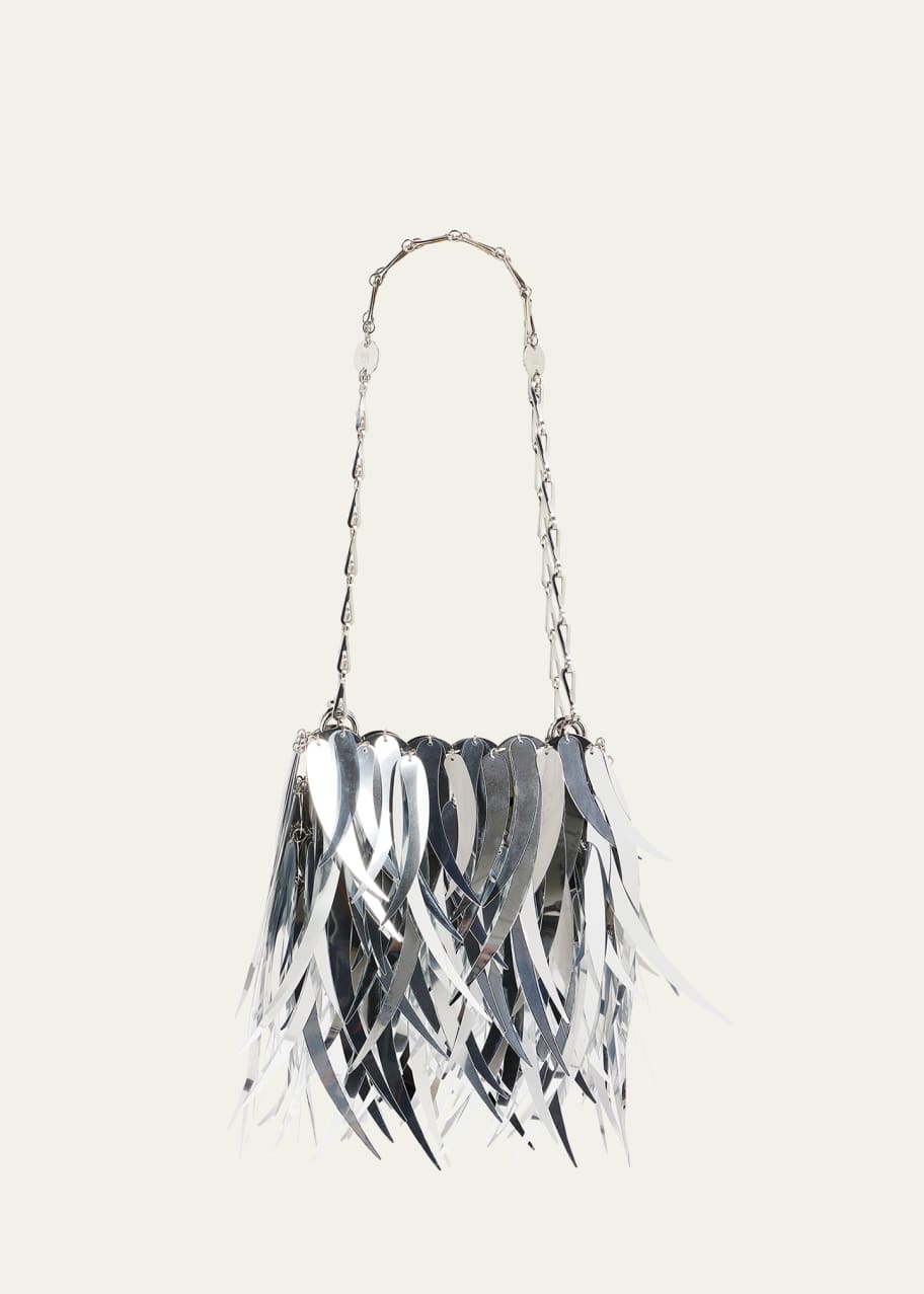 Image 1 of 1: Nano Metallic Fringe Chain Shoulder Bag