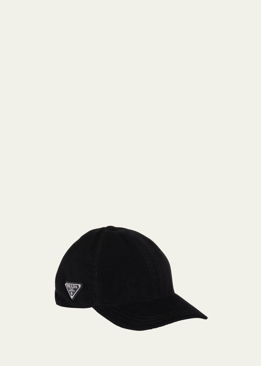 Prada Men's Corduroy Baseball Hat - Bergdorf Goodman