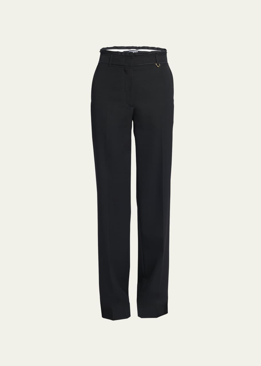 パンツ JACQUEMUS LE PANTALON FICELLE WOOL TROUSERS Jacquemus Le Pantalon Ficelle Wool Trousers - Bergdorf Goodman