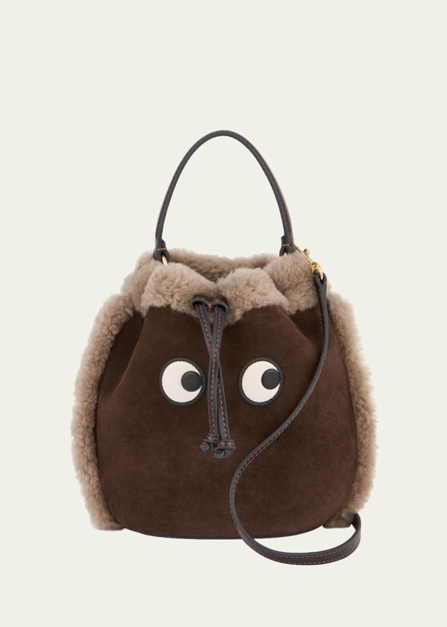 Anya hindmarch shearling backpack hotsell