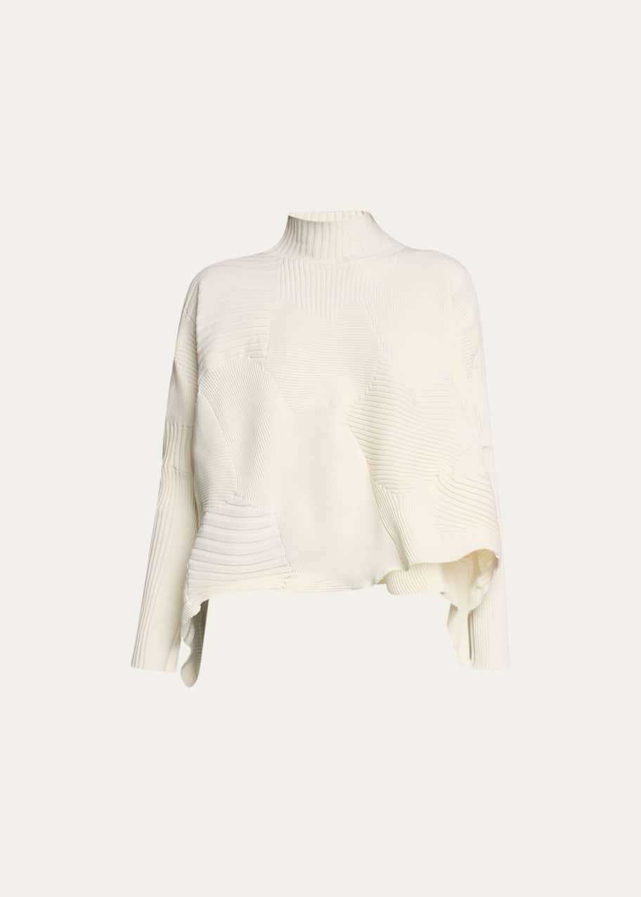 ISSEY MIYAKE KONEKONE ニット Issey Miyake Kone Kone Asymmetric Knit Sweater - Bergdorf Goodman