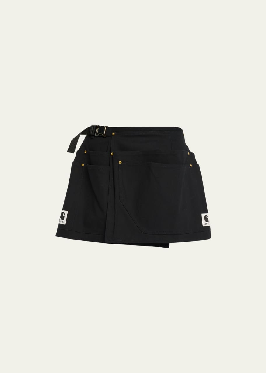 SACAI x Carhartt WIP Apron Belted Mini Skirt - Bergdorf Goodman