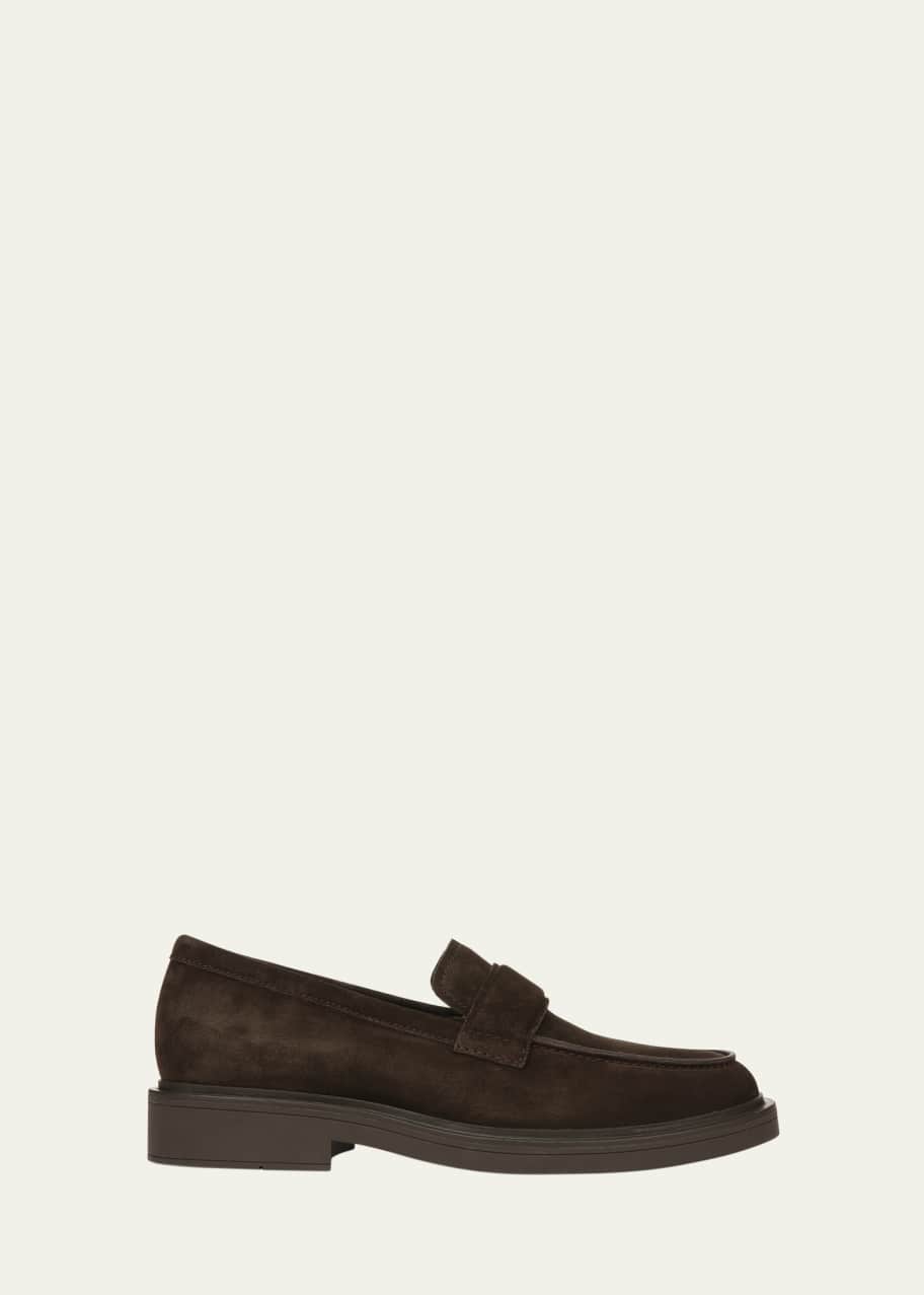 Vince Men s Eston Suede Penny Loafers Bergdorf Goodman