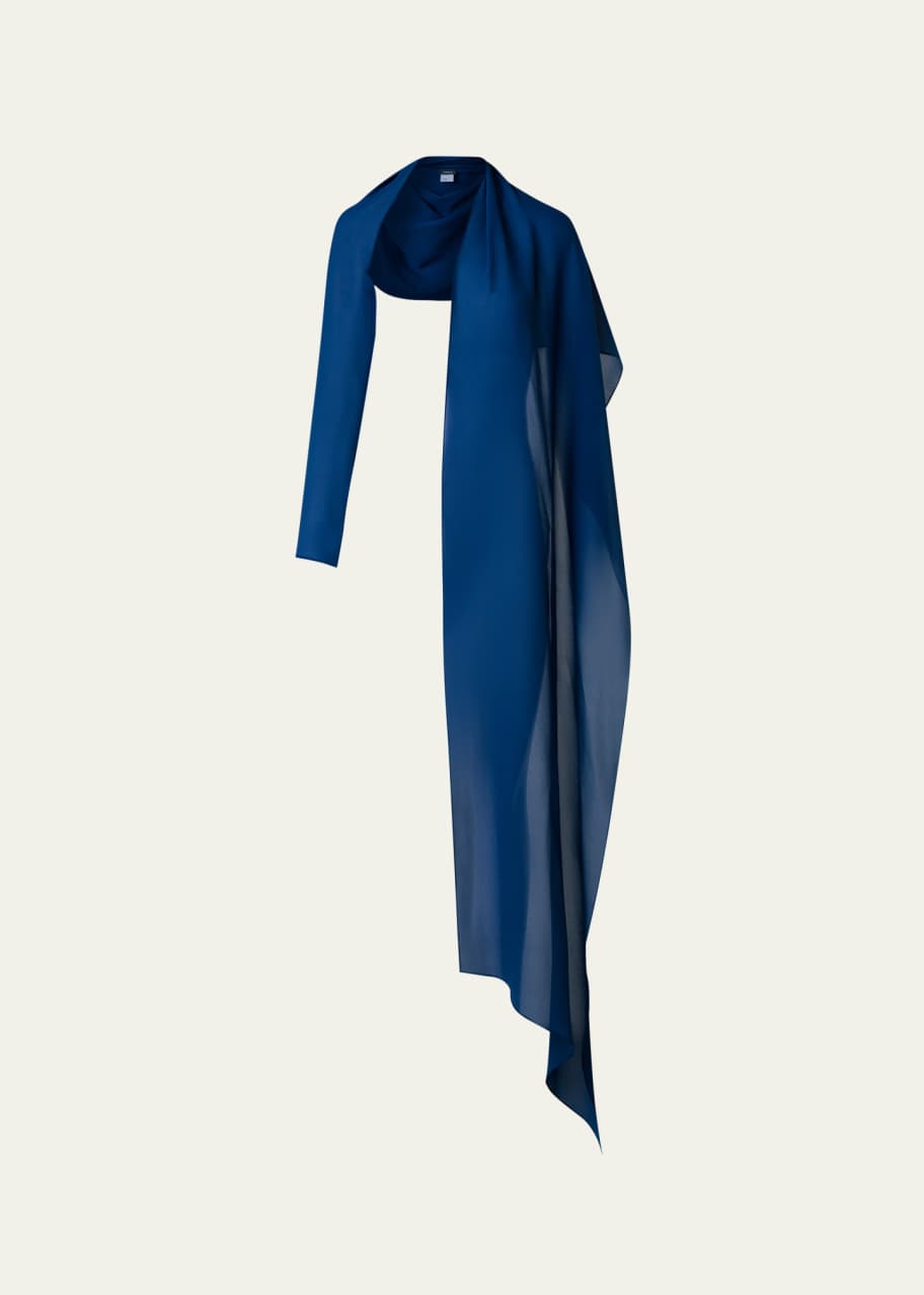 Image 1 of 1: One-Sleeve Silk Scarf