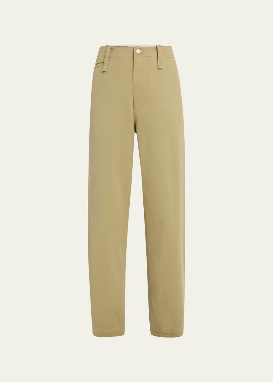 Burberry Men's Wide-Leg Chino Pants - Bergdorf Goodman